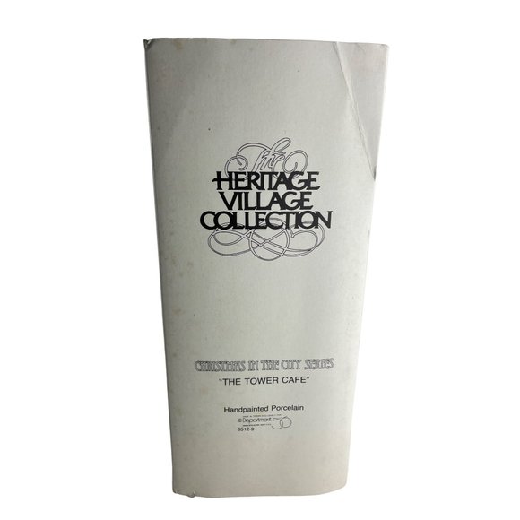 Christmas - DEPT. 56 - TOWER CAFE - Original Box - Picture 8 of 8